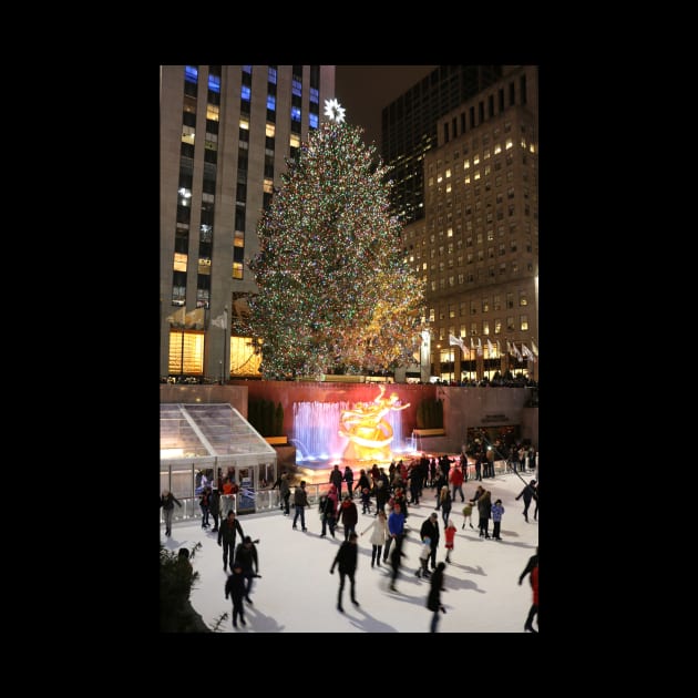 Rockefeller Center Christmas Tree and ice skating rink by PMM