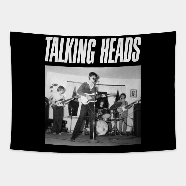 Vintage Talking Heads Tapestry by bambangbuta