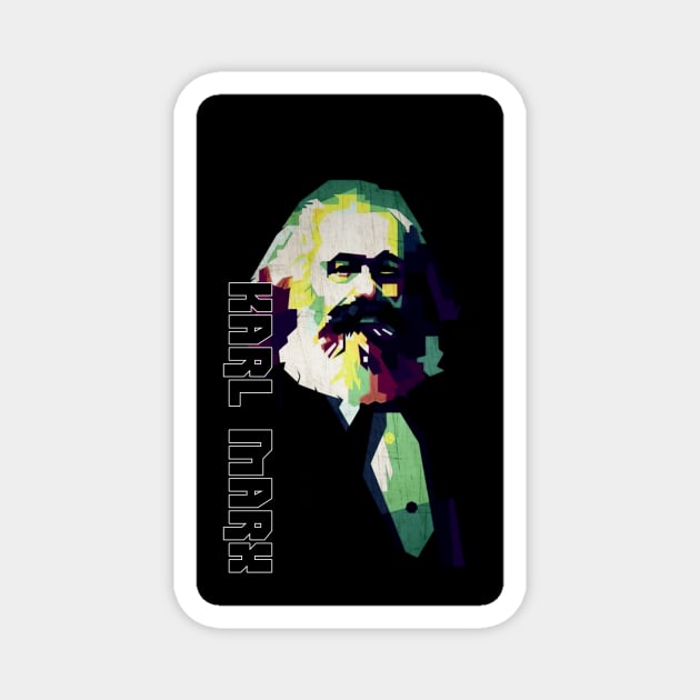 Karl Marx Magnet by WPAP46