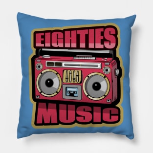 Eighties Music Pillow