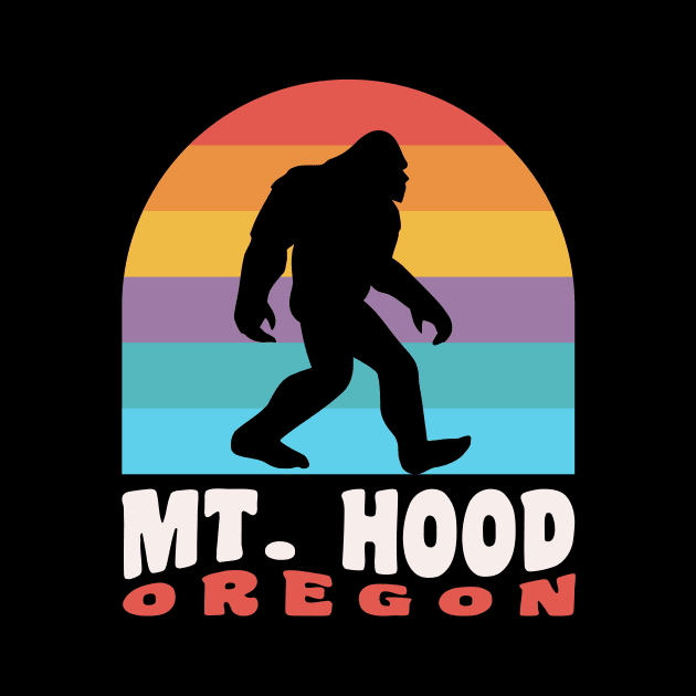 Mt Hood Oregon Bigfoot Sasquatch PNW by PodDesignShop