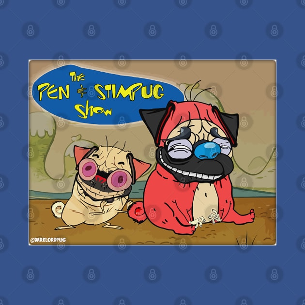 Ren and Stimpy by darklordpug