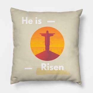 He is Risen Pillow