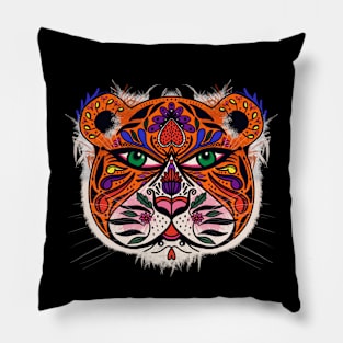 Botanical Tiger Pillow