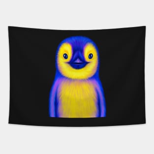 Colorful Penguin Tapestry