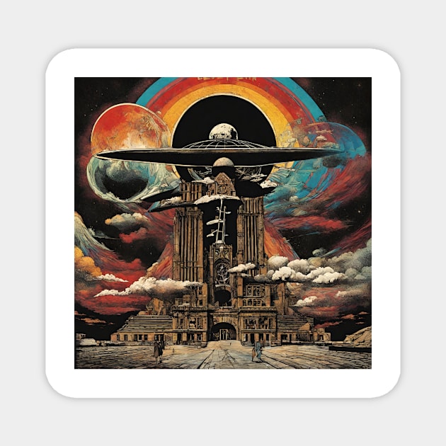 led zepplin cool amazing artwork Magnet by badrhijri