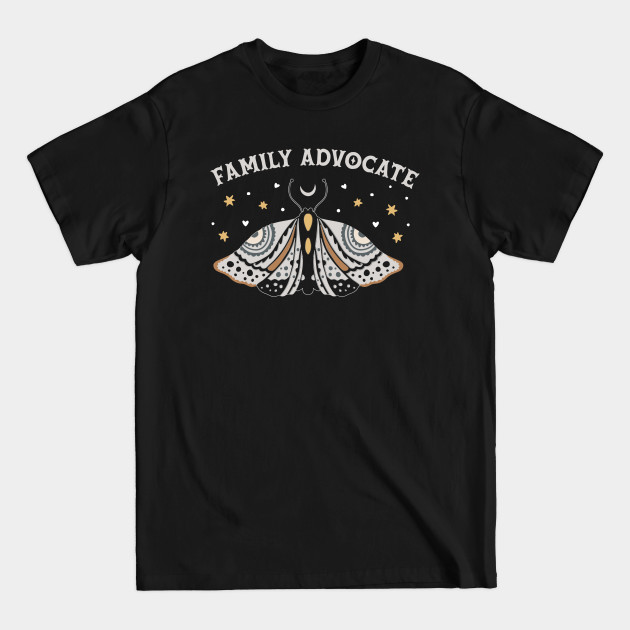 Discover Family Advocate - Boho Butterfly Design - Family Advocate - T-Shirt