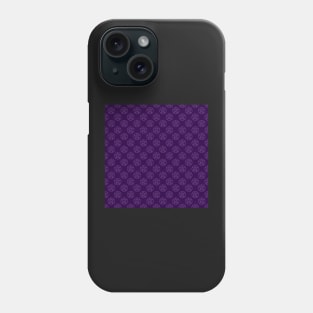 Dark Purple Stone Pentagrams Phone Case