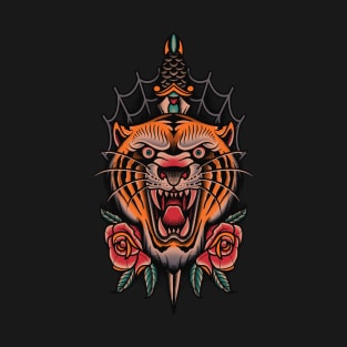 Angry Tiger Japanese Style T-Shirt