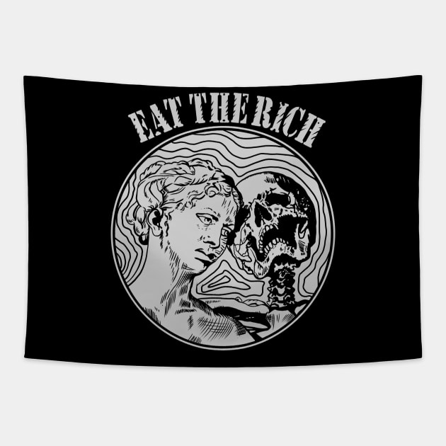 eat the rich Tapestry by vender