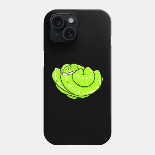 Green Tree Python Snake Phone Case