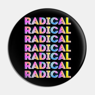 Radical typographical Pin