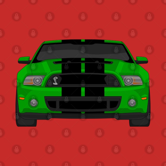 MUSTANG SHELBY GT500 GREEN by VENZ0LIC