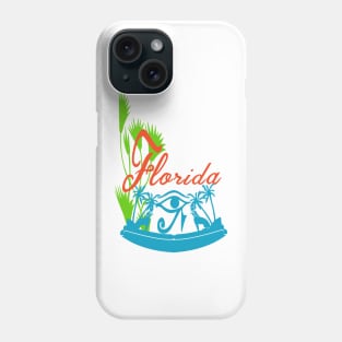 luoride with lotus flower Phone Case