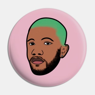 Frank Ocean Head Green Hair Pin