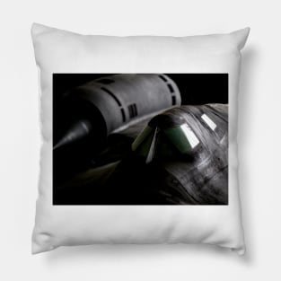 USAF SR-71 Blackbird jet aircraft. Pillow