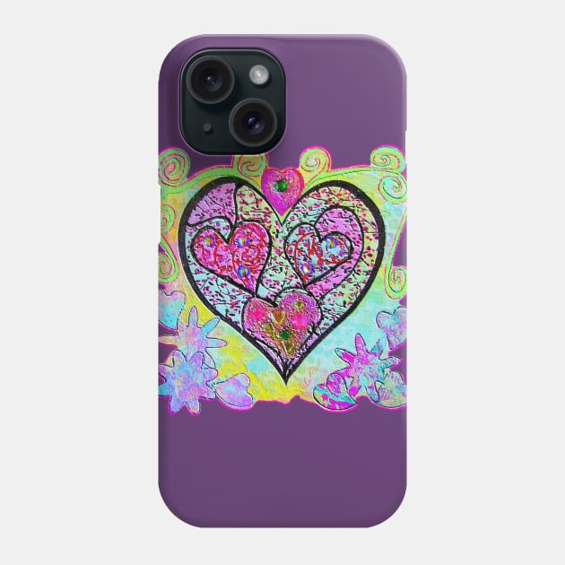 Heart of Love and Compassion Phone Case by Jan4insight TeeStore