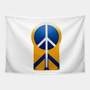 Peace symbol Tapestry