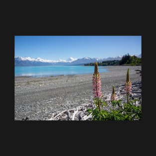 Lupins on the beach. T-Shirt