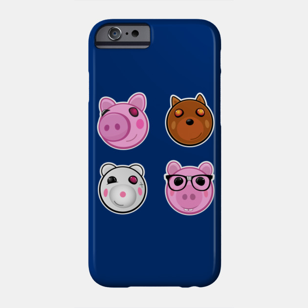 Piggy And Friends Game Characters Roblox Piggy Phone Case - piggy roblox characters doggy