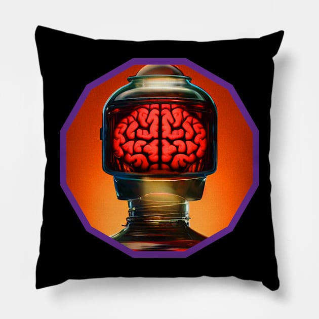 Jarhead  - red Pillow by Pikantz