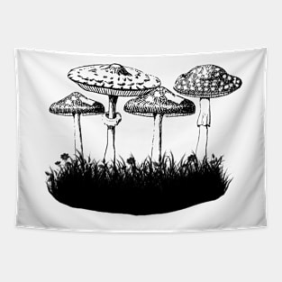 Mushroom patch Tapestry