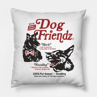 Extra-Heavy Daunty Dog Friendz Pillow