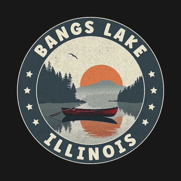 Bangs Lake Illinois Sunset by turtlestart