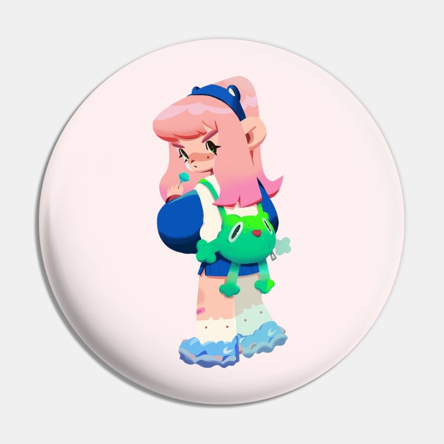 Lolipop Girl Pin by MaiType