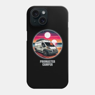 Promaster camper sunset Phone Case