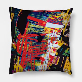 Boris Vian - Portrait Pillow