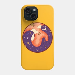 1970s cosmic girl Phone Case