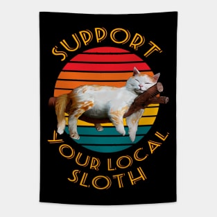 Support your local sloth Tapestry