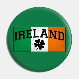 Irish Flag (vintage distressed look) Pin