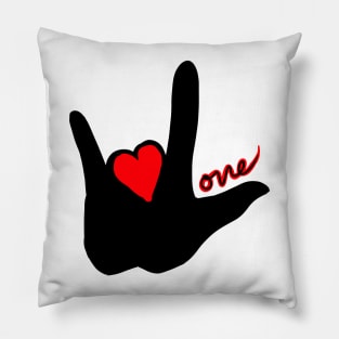 ILY Design Pillow