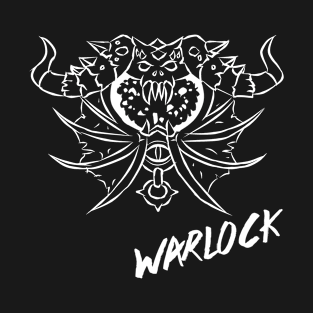 Warlock Crest (White) T-Shirt