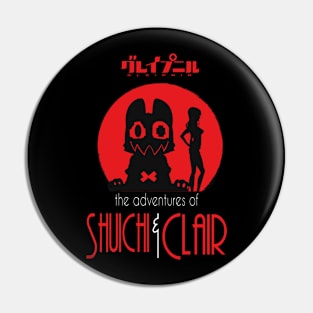 GLEIPNIR: THE ADVENTURES OF SUICHI & CLAIR (BLACK) Pin