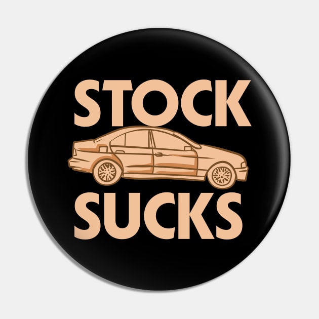 Stock Sucks Pin by maxcode