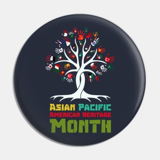 aapi month gift :Asian Pacific American Heritage Month Pin