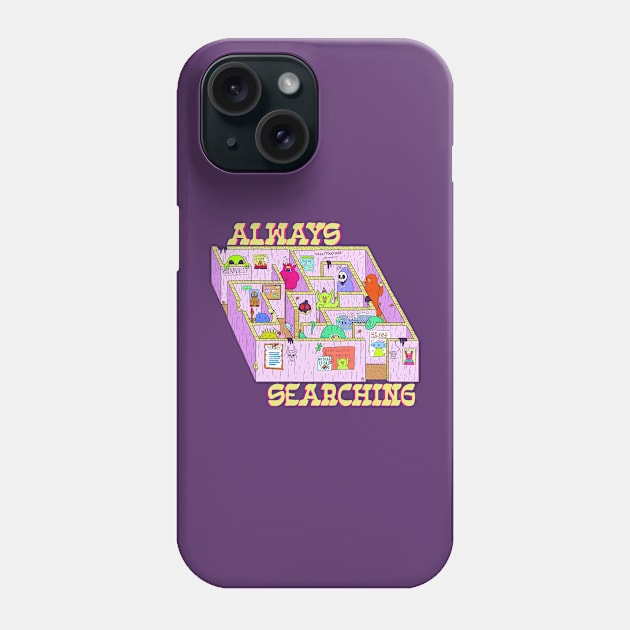 Always Searching Phone Case by ghoulshack