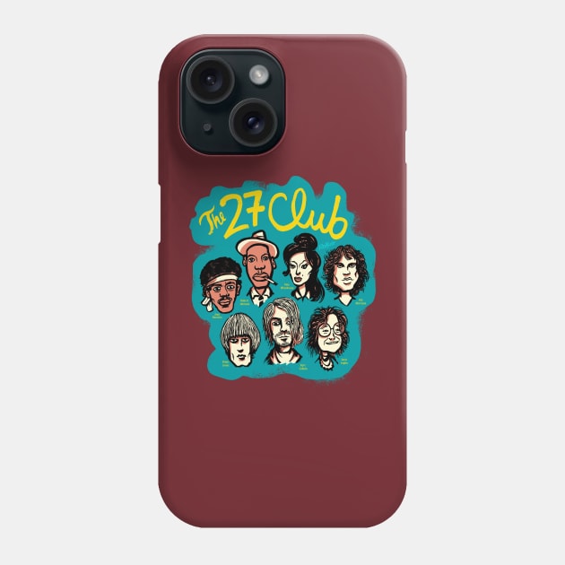 The 27 Club Phone Case by RedBug01