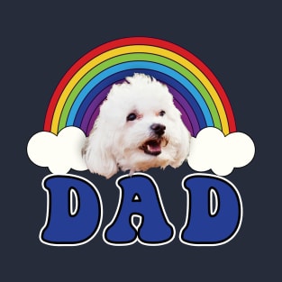 Bichon Frise Dad T-Shirt