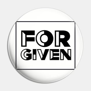 Forgiven Pin