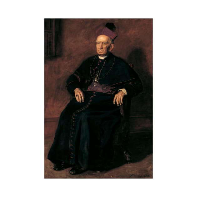 Archbishop William Henry Elder by Thomas Eakins by Classic Art Stall