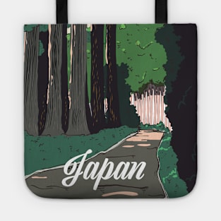 Vintage Japanese Forest Tote