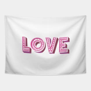 Love neon sign Tapestry