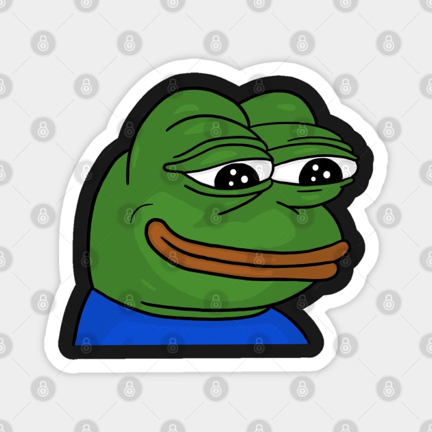 FeelsOkayMan pepe Magnet by sivelobanova