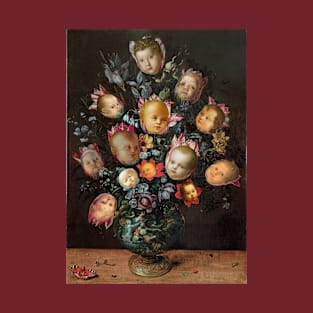 Renaissance babies as flowers T-Shirt