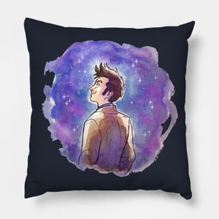 10th Doctor stargazing Pillow