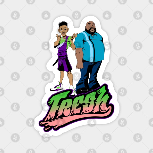 Fresh Prince and Uncle Phil Magnet by Styleuniversal